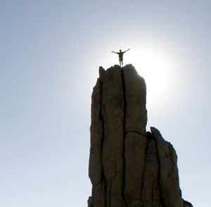 Picture of rock climber.