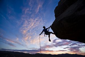 Picture of rock climber.